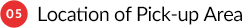05 Location of Pick up Area